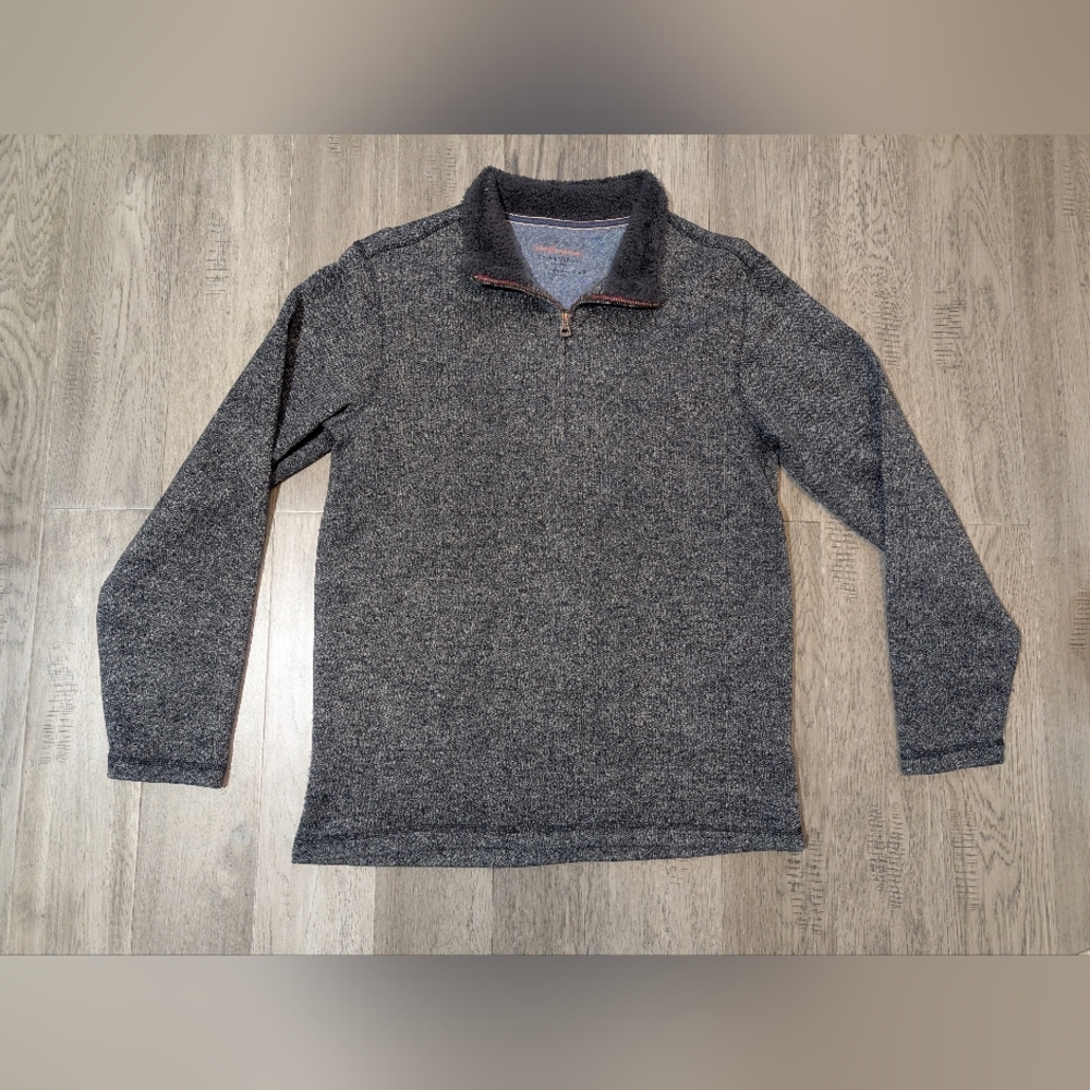 Weatherproof Men's Charcoal Fleece Zip-Up